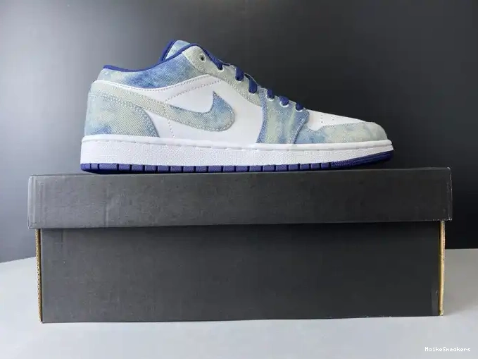 MaikeSneakers Washed CZ8455-100 Denim Low 1 Jordan Air 0524